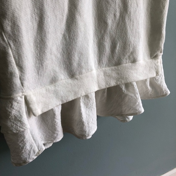 Clu T-Dress Silk Pleats white Sweatshirt Small - Picture 2 of 7